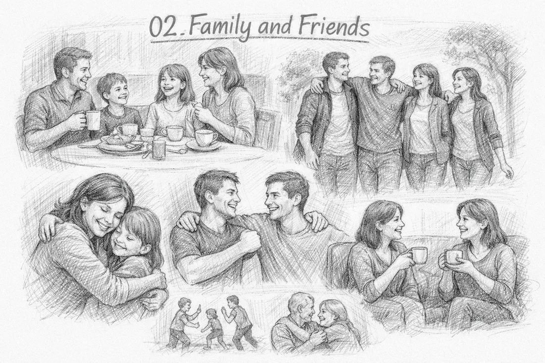 Family and friends lesson preview
