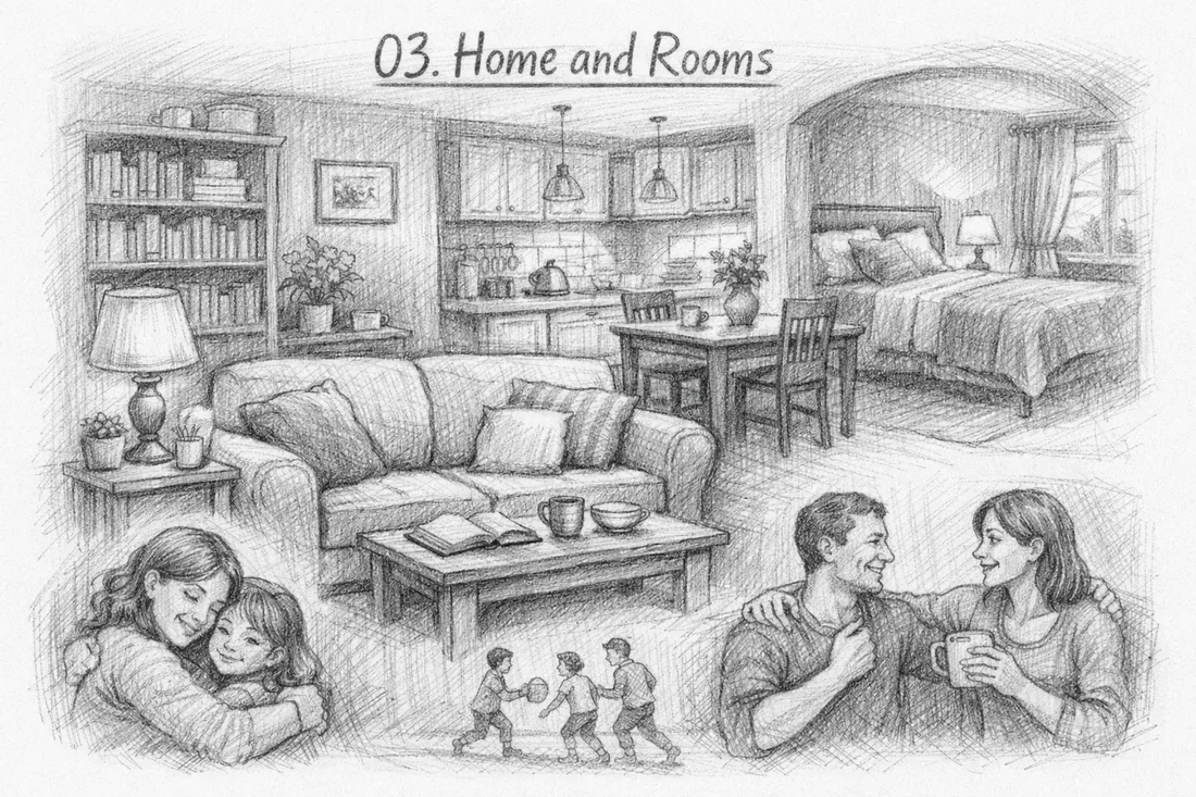 Home and rooms lesson preview