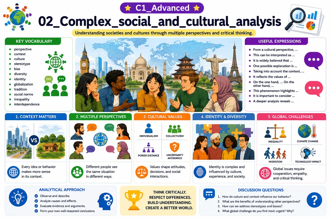 Complex social and cultural analysis lesson preview