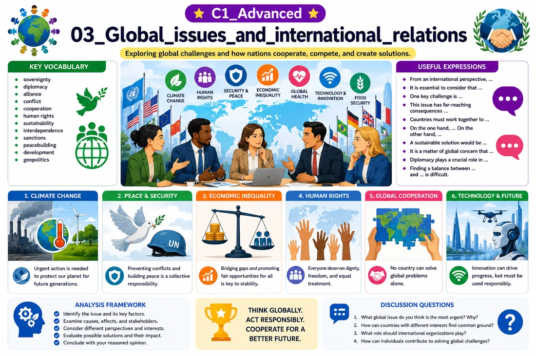 Global issues and international relations lesson preview